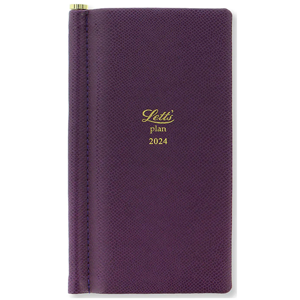 Letts Legacy Heritage Slim Pocket Week to View Diary with Planners 2024